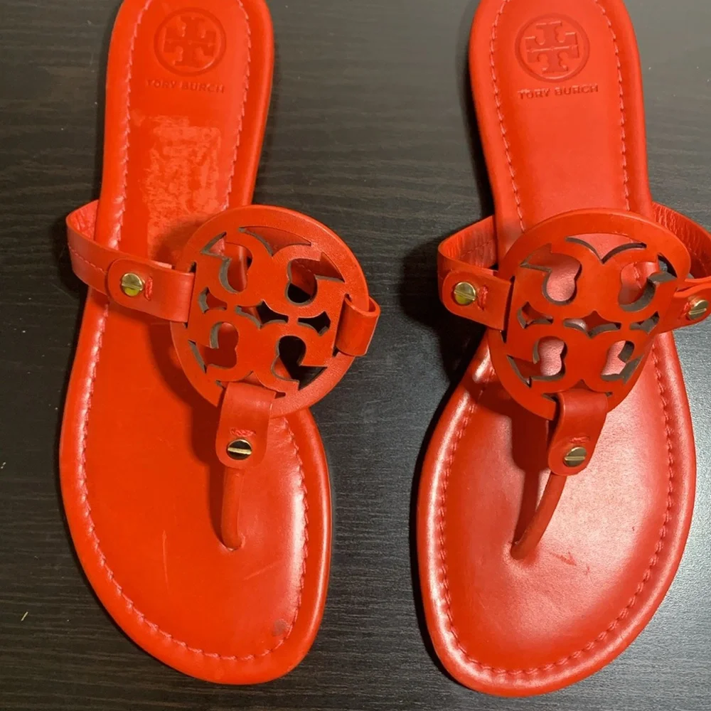 Tory Burch Red Sandals - Picture 2 of 8